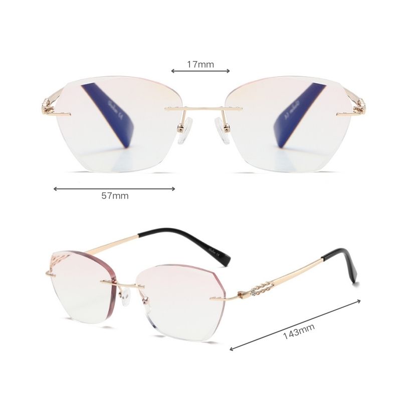 pink reading glasses