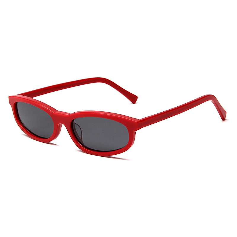red acetate Sunglasses 24SA079