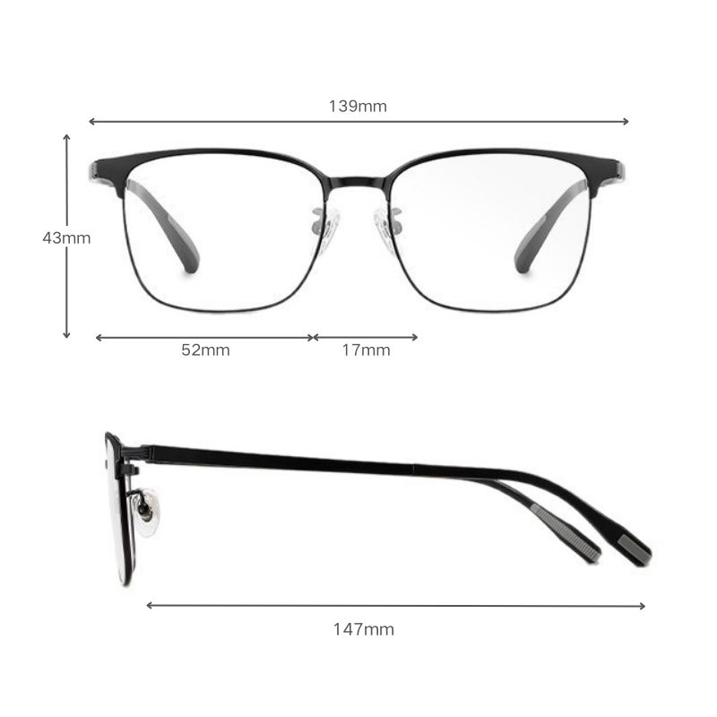 titanium optical frame