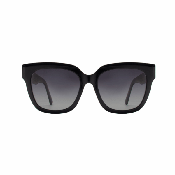 black acetate sunglasses