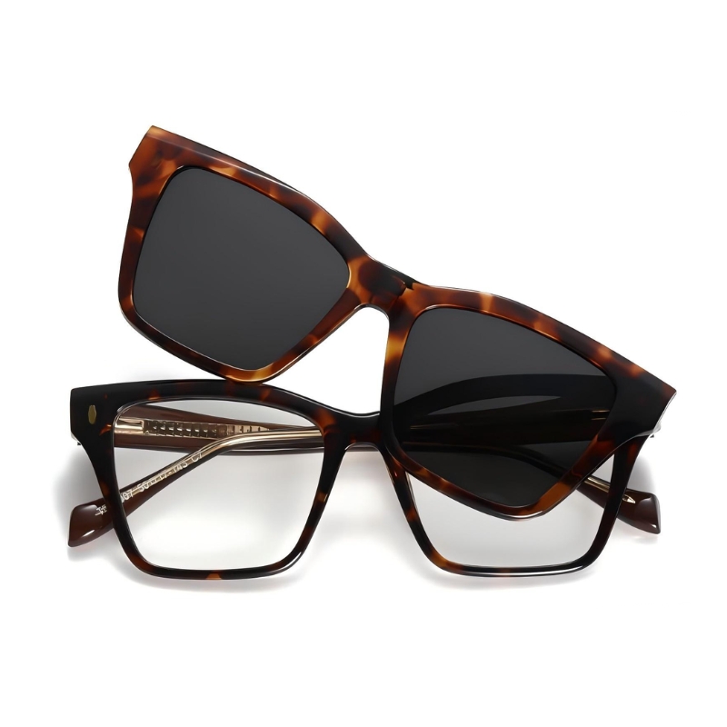 TR72007 cat eye clip on glasses